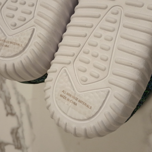 Sparkly Green Teal Glitter Sneakers - Women's 7 - Picture 6 of 6